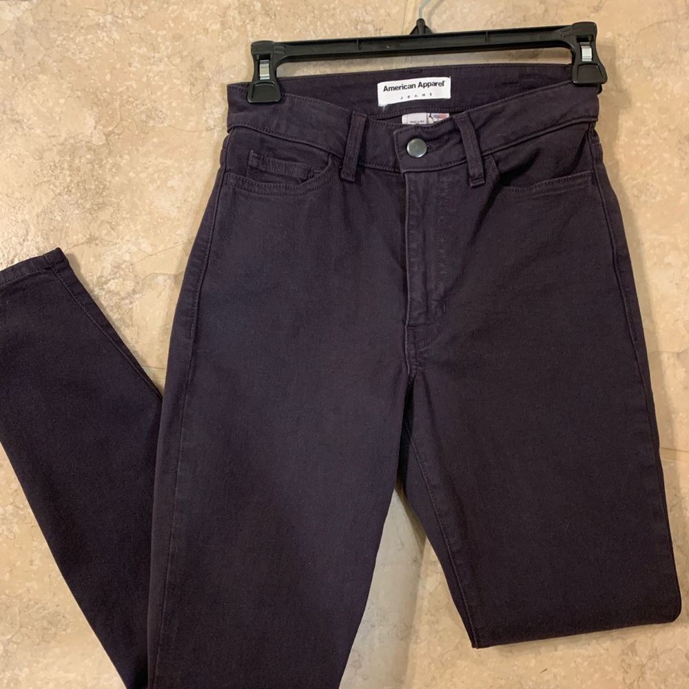 American Apparel high-waisted Jean
